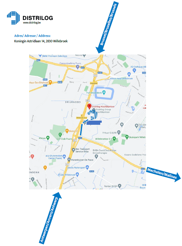 Route kaart